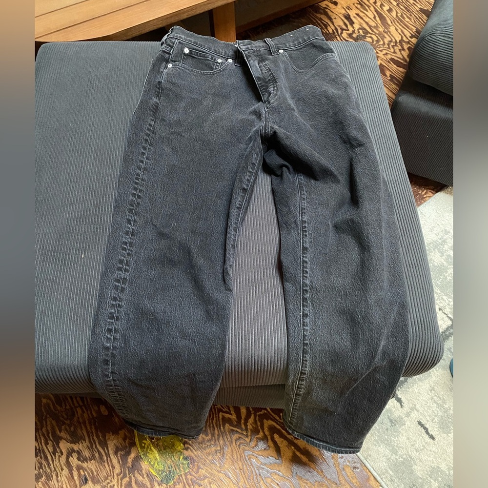 Madewell Women's Black 90’s Straight Leg Jeans